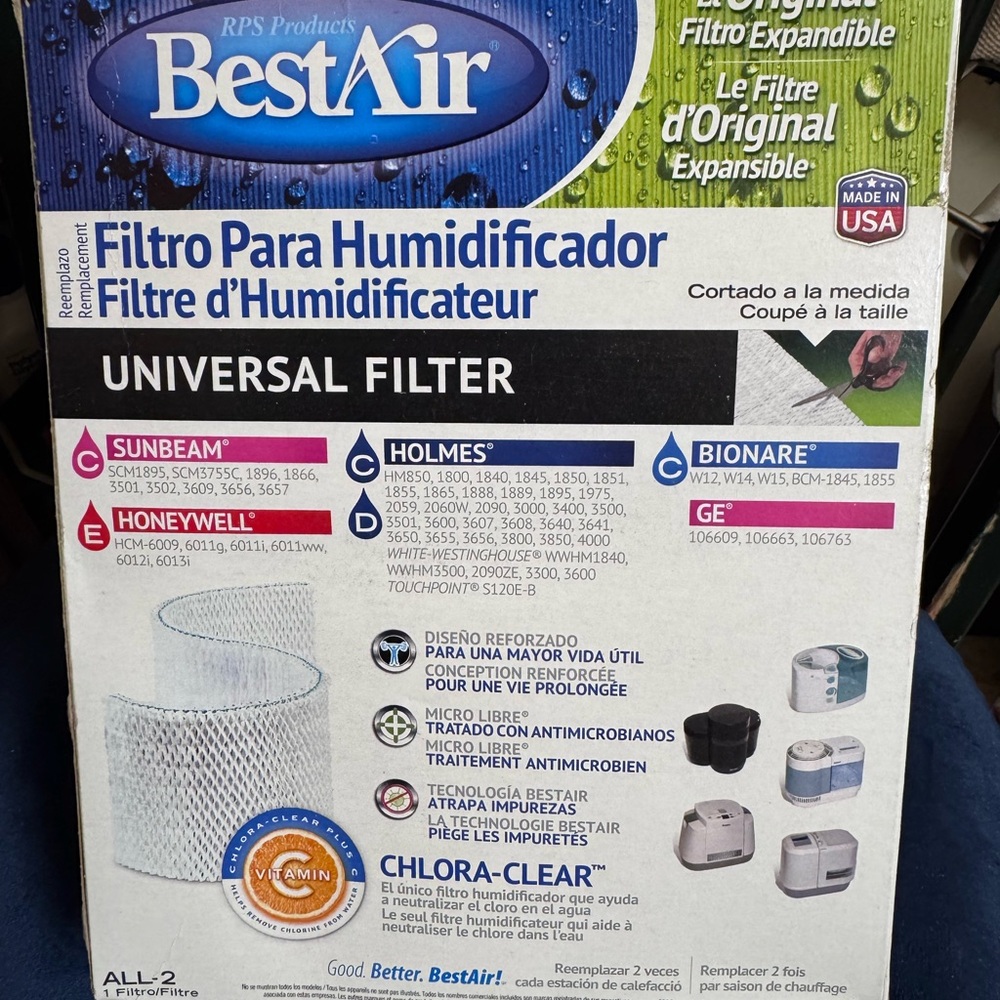BestAir Universal Humidifier Filter - Picture 3 of 7